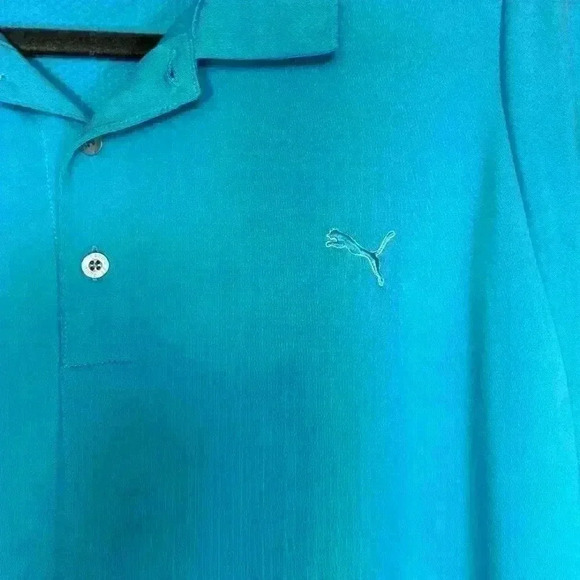 Puma Sport Lifestyle Blue Men's Size XL Polo - Picture 2 of 7